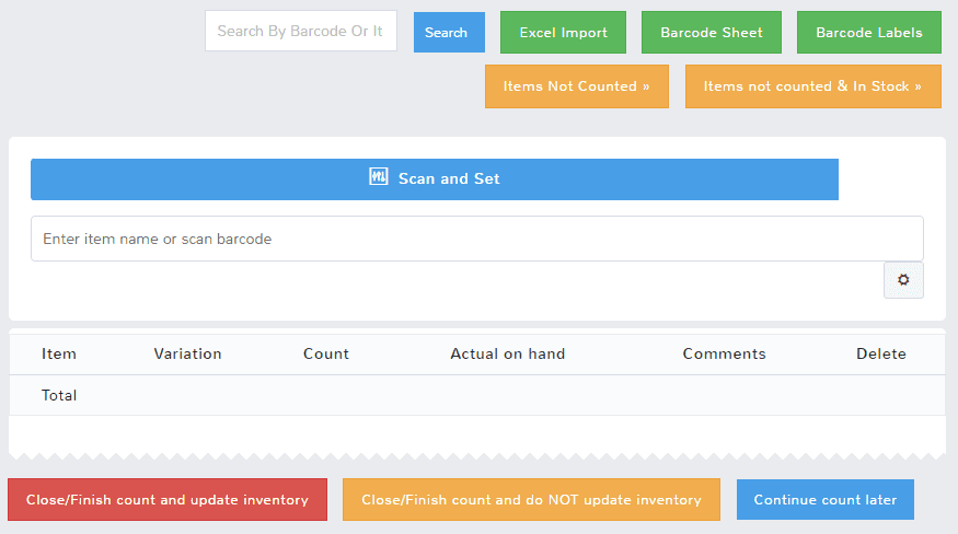 Real-time Inventory Updates
